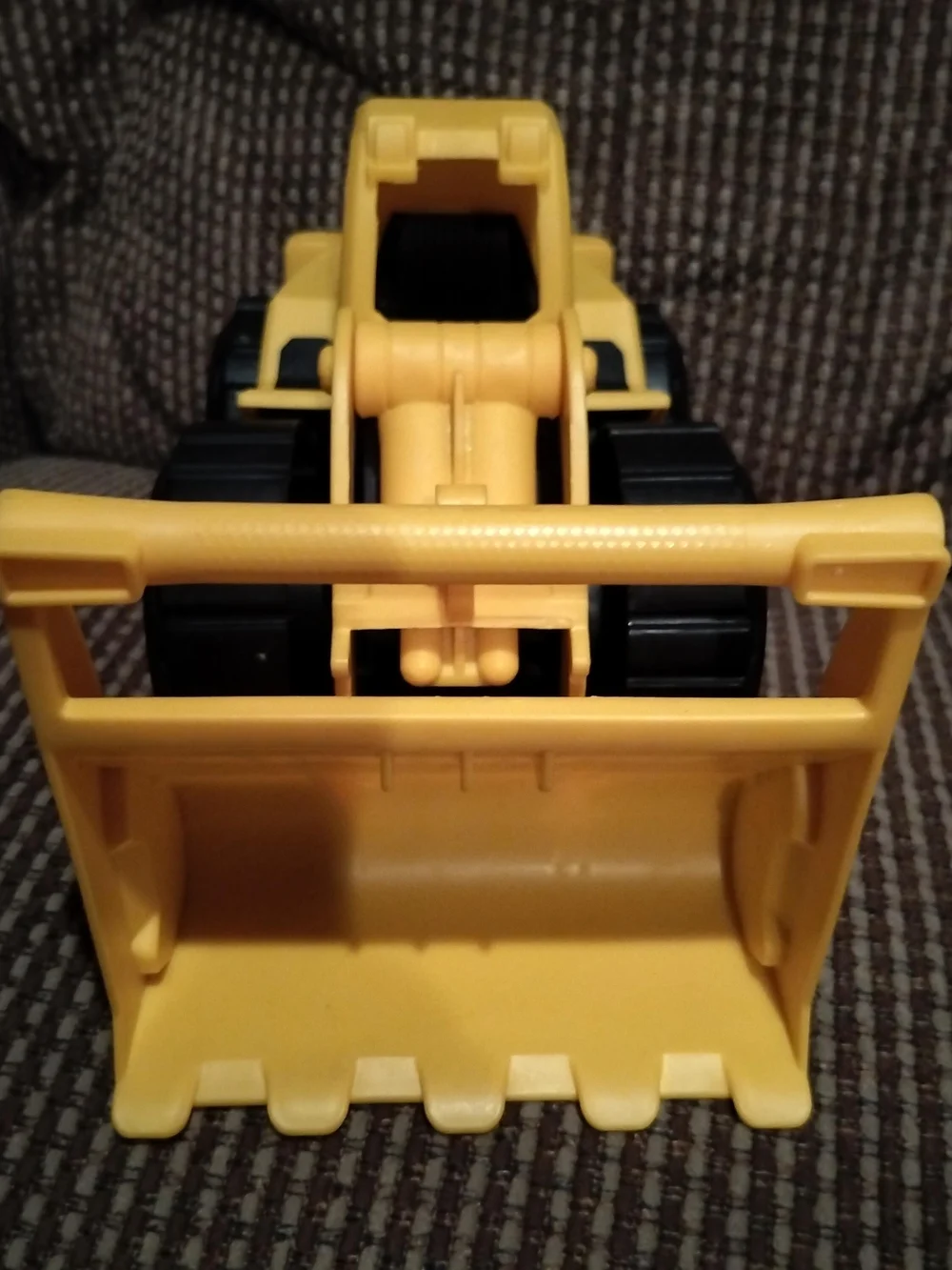 Yellow Cat Bulldozer Toy Front Loader for Kids - Durable Construction Vehicle